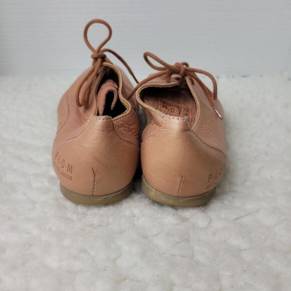 P-L-D-M By Palladium Womens Size 7.5 Oxford Lace Up Light Pink Leather Sneaker - Picture 4 of 9